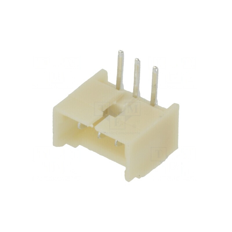 Conector cablu-placă soclu tată 1,25mm PIN 3 THT 250V 1A | Electronic-mag.ro | Componente Electronice