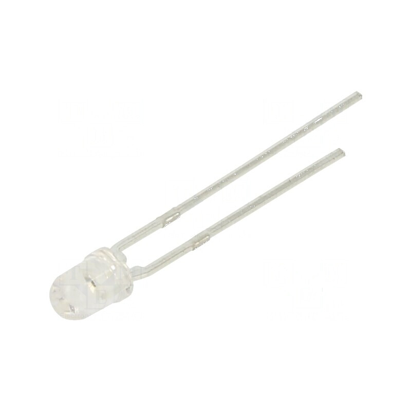LED 3mm roșie 400-800mcd 40° convex | Electronic-mag.ro | Componente Electronice