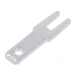 Terminal plat 2,8mm 0,8mm tată THT alamă cositorit drept | Electronic-mag.ro | Componente Electronice
