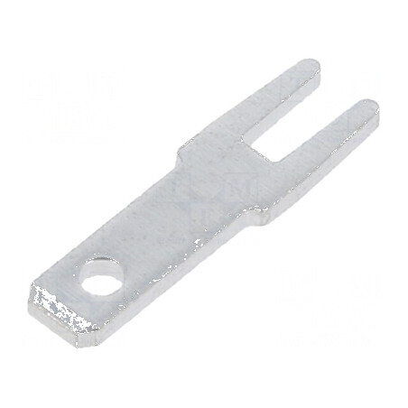 Terminal plat 2,8mm 0,8mm tată THT alamă cositorit drept | Electronic-mag.ro | Componente Electronice