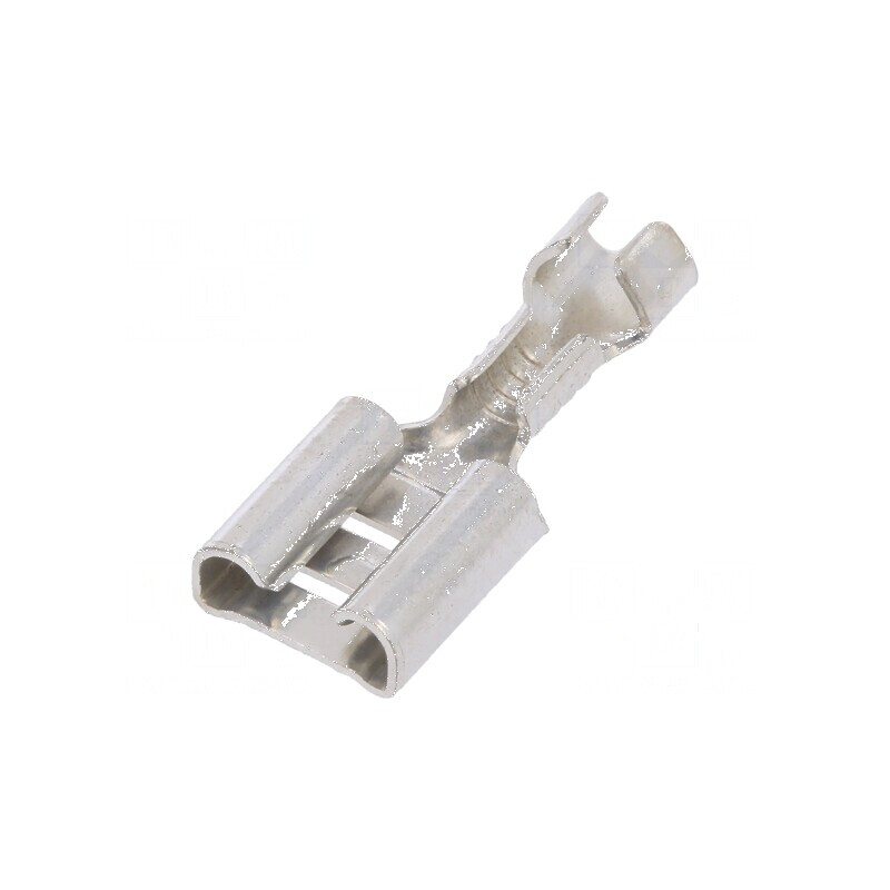 Terminal plat 6,3mm mamă 0,5-1mm2 crimpat pe cablu | Electronic-mag.ro | Componente Electronice