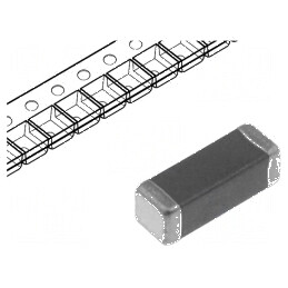 Talon Impuls Ferită 100MHz 80Ω SMD 1A 1806 R 0,1Ω -55÷125°C | Electronic-mag.ro | Componente Electronice