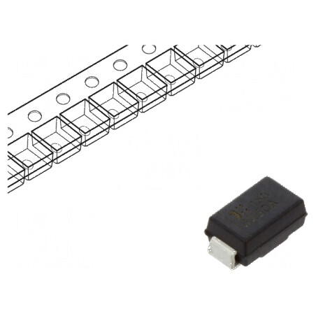 Diodă Schottky SMD 50V 2A SMA - Redresor  | Electronic-mag.ro | Componente Electronice