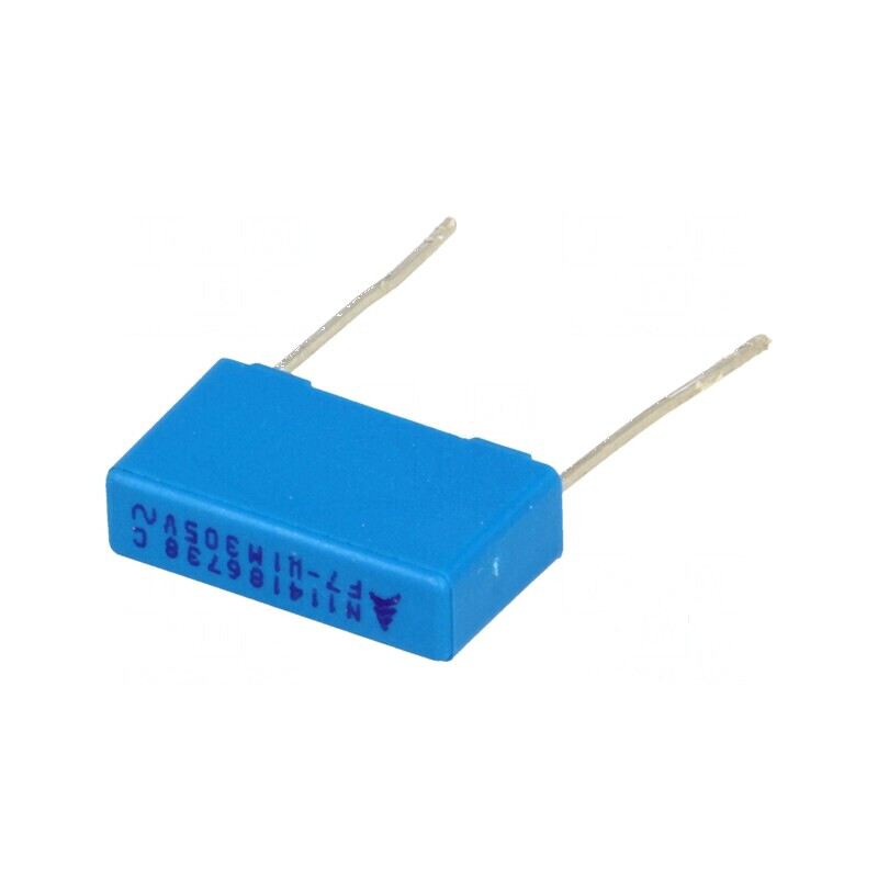 Condensator polipropilenă X2 100nF 5x10,5x18mm THT ±20% | Electronic-mag.ro | Componente Electronice Condensator polipropilenă X2 100nF 5x10,5x18mm THT ±20% | Electronic-mag.ro | Componente Electronice