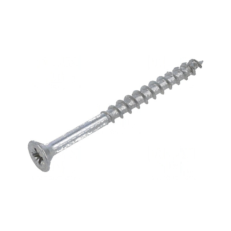 Şurub lemn 5x60mm Cap îngropat Pozidriv PZ2 oţel zincat | Electronic-mag.ro | Componente Electronice