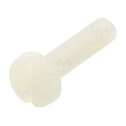 Şurub M4x16 Cap Rotund Crestat Poliamidă 1,3mm | Electronic-mag.ro | Componente Electronice