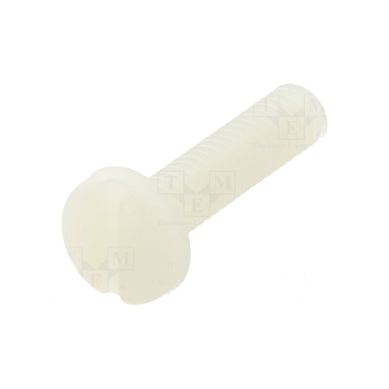 Şurub M4x16 Cap Rotund Crestat Poliamidă 1,3mm | Electronic-mag.ro | Componente Electronice Şurub M4x16 Cap Rotund Crestat Poliamidă 1,3mm | Electronic-mag.ro | Componente Electronice