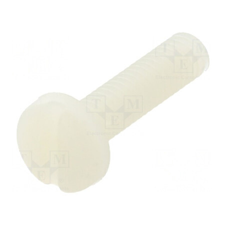Şurub M4x16 Cap Rotund Crestat Poliamidă 1,3mm | Electronic-mag.ro | Componente Electronice