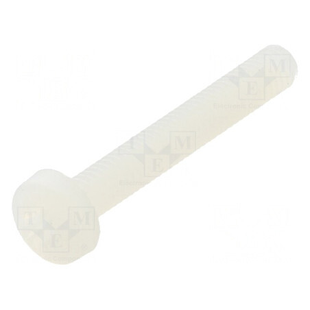 Șurub M3x20 Cap Rotund Pozidriv 0,8mm Poliamidă | Electronic-mag.ro | Componente Electronice