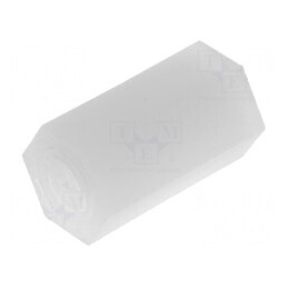 Piuliță distanțieră hexagonală poliamidă M3 10mm | Electronic-mag.ro | Componente Electronice