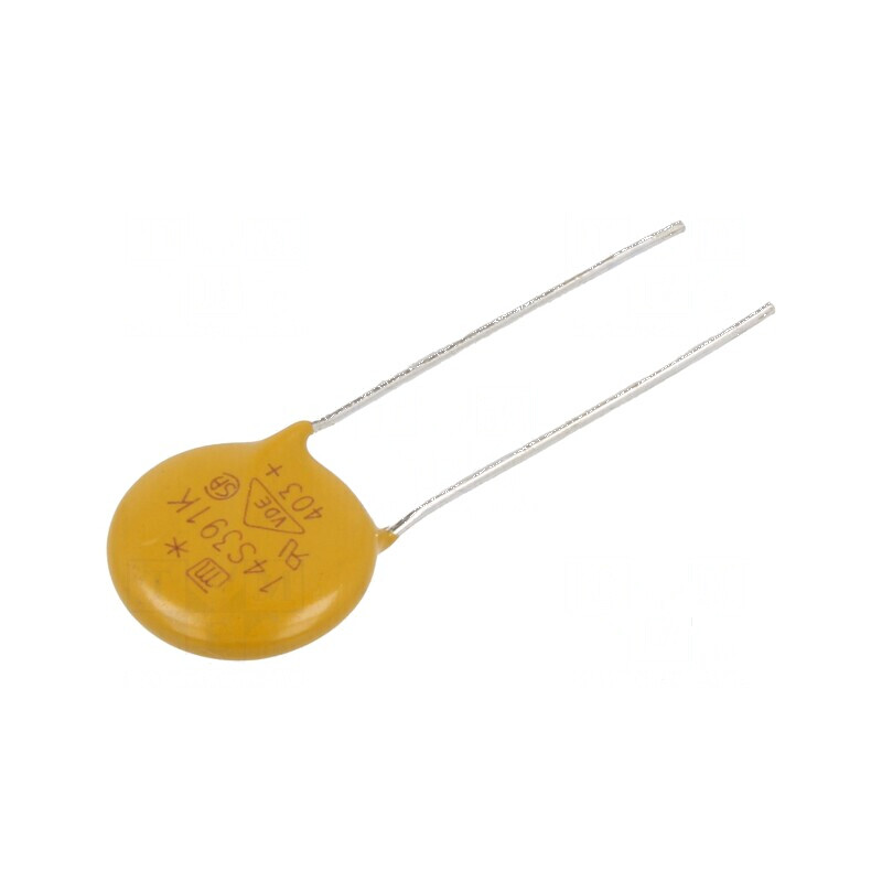 Varistor oxid de zinc THT 250VAC 320VDC 390V 6kA 140J 600mW | Electronic-mag.ro | Componente Electronice