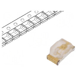 LED SMD 0603 albastru 40-100mcd 1,6x0,8x0,75mm 130° 20mA | Electronic-mag.ro | Componente Electronice