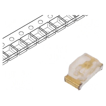 LED SMD 0603 albastru 40-100mcd 1,6x0,8x0,75mm 130° 20mA | Electronic-mag.ro | Componente Electronice