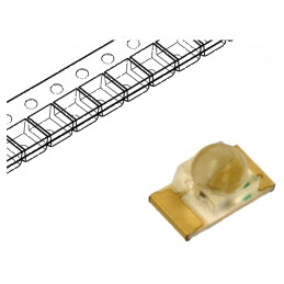 LED SMD 1206 Verde 120-300mcd 3,2x1,6x1,8mm 35° 20mA 75mW | Electronic-mag.ro | Componente Electronice