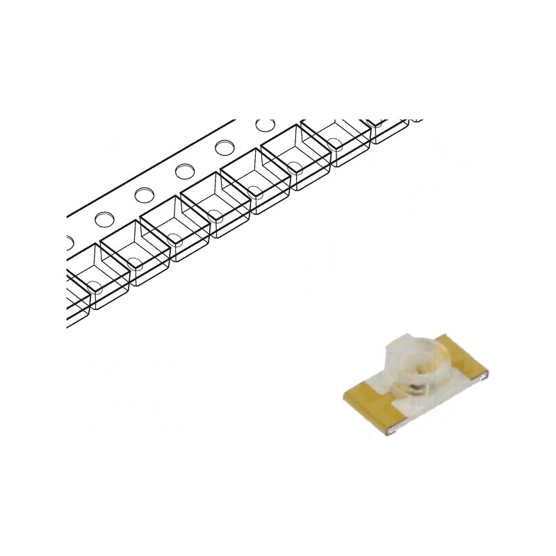 LED SMD 1206 verde 55-100mcd 3.2x1.6x1.1mm 80° 20mA 570nm | Electronic-mag.ro | Componente Electronice LED SMD 1206 verde 55-100mcd 3.2x1.6x1.1mm 80° 20mA 570nm | Electronic-mag.ro | Componente Electronice