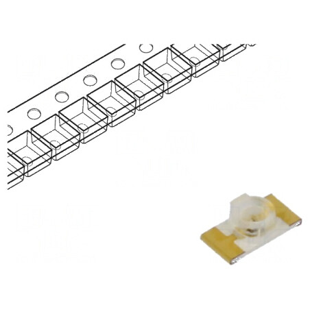 LED SMD 1206 verde 55-100mcd 3.2x1.6x1.1mm 80° 20mA 570nm | Electronic-mag.ro | Componente Electronice