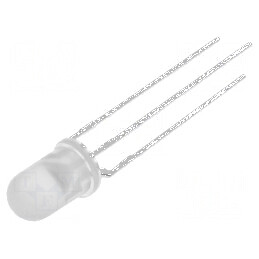 LED 5mm roșie/verde 60° convex | Electronic-mag.ro | Componente Electronice