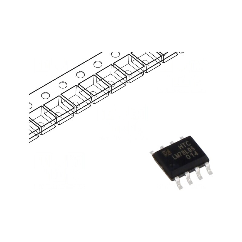 Stabilizator de tensiune 5V 0,1A SOP8 SMD | Electronic-mag.ro | Componente Electronice