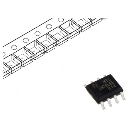 Stabilizator de tensiune 5V 0,1A SOP8 SMD | Electronic-mag.ro | Componente Electronice
