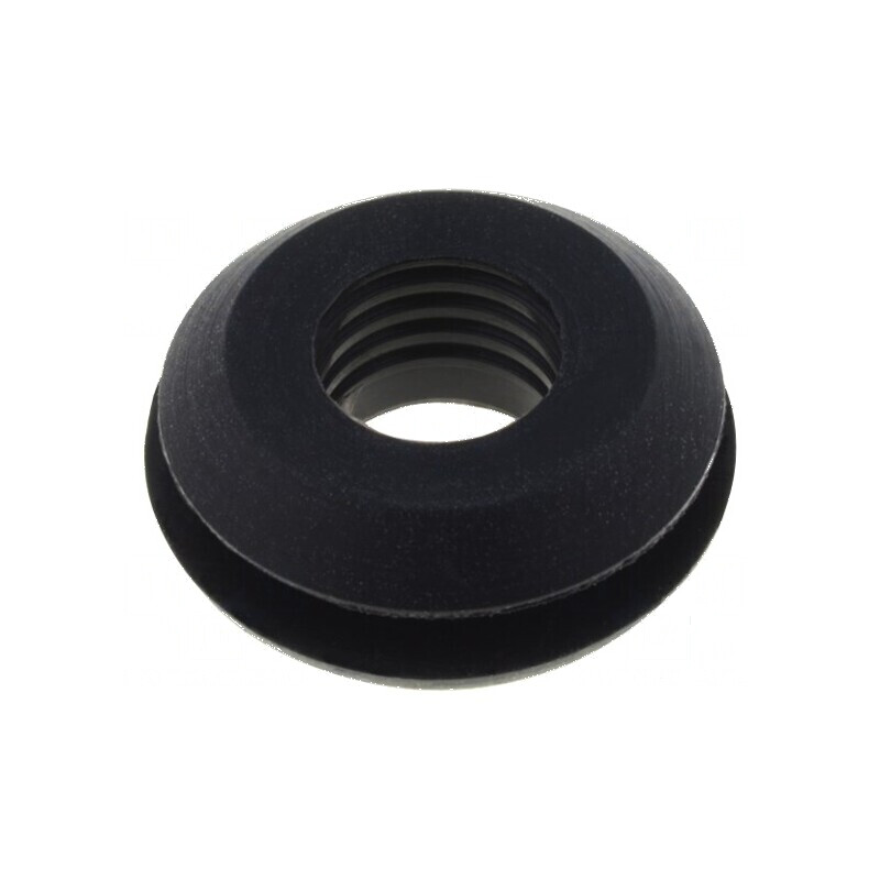 Manșon silicon negru 11,5mm x 7,2mm | Electronic-mag.ro | Componente Electronice
