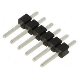 Conector şir pini tată 2,54mm 6 PIN THT drept | Electronic-mag.ro | Componente Electronice