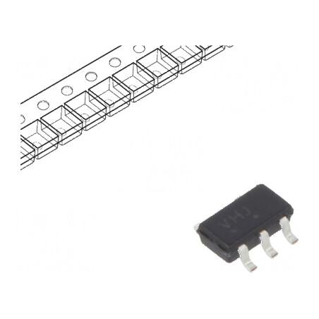 IC digital NAND 1 canal 2 intrări TTL SMD TSOP5 2÷5,5VDC -55÷125°C | Electronic-mag.ro | Componente Electronice