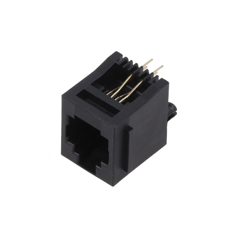 Conector RJ11 soclu 6p4c THT drept PIN 4 | Electronic-mag.ro | Componente Electronice Conector RJ11 soclu 6p4c THT drept PIN 4 | Electronic-mag.ro | Componente Electronice