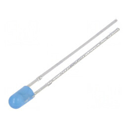 LED 3mm Albastru 30° Convex 2 Termeni | Electronic-mag.ro | Componente Electronice