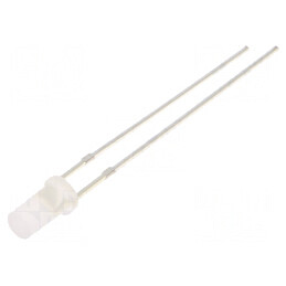 LED 3mm Albastru 230-330mcd 140° Plat | Electronic-mag.ro | Componente Electronice