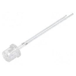 LED 5mm albastru 220-330mcd 140° plat | Electronic-mag.ro | Componente Electronice