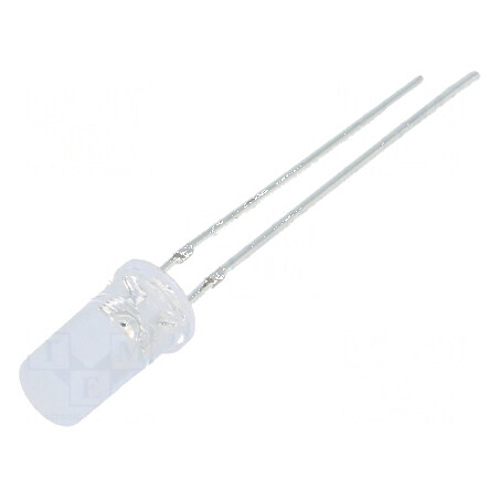 LED 5mm Albastru 500-750mcd 120° Plat | Electronic-mag.ro | Componente Electronice