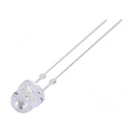 LED albastru 4,9mm 1560-2180mcd 60° plat | Electronic-mag.ro | Componente Electronice