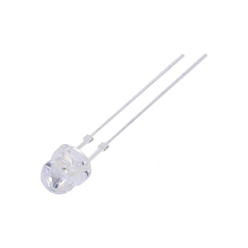 LED albastru 4,9mm 1560-2180mcd 60° plat | Electronic-mag.ro | Componente Electronice