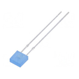 LED dreptunghiular 2x5x5mm albastru 220-330mcd 20mA | Electronic-mag.ro | Componente Electronice