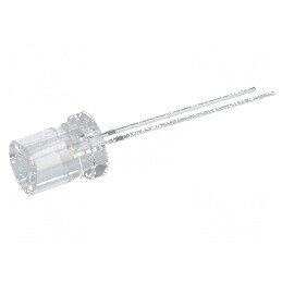 LED 8mm roz 68-100mcd 120° concav | Electronic-mag.ro | Componente Electronice