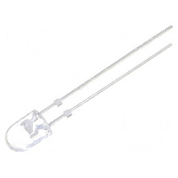 LED oval alb rece 5,1x4,3mm 1560÷3000mcd 100/40° 20mA | Electronic-mag.ro | Componente Electronice