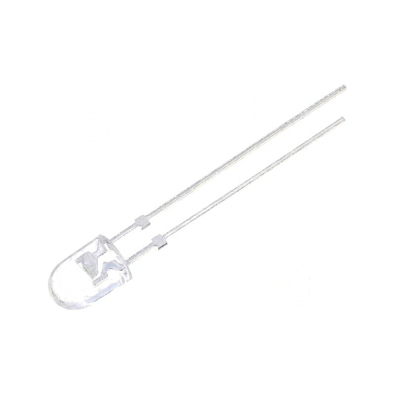 LED oval alb rece 5,1x4,3mm 1560÷3000mcd 100/40° 20mA | Electronic-mag.ro | Componente Electronice