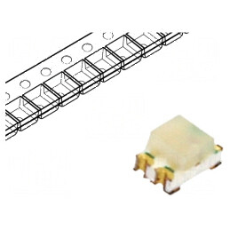 LED SMD 0805 RGB 20mA 80÷150mcd Roșu 2x1,25x1,1mm 120° | Electronic-mag.ro | Componente Electronice