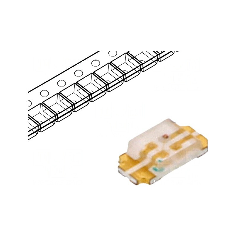 LED SMD 1206 RGB 20mA 100-200mcd Lumină Roșie | Electronic-mag.ro | Componente Electronice