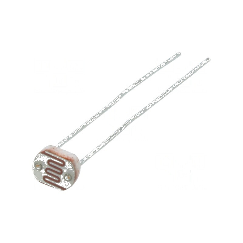 Fotorezistor 100mW 45-140kΩ 540nm THT 150VDC Ø5mm | Electronic-mag.ro | Componente Electronice Fotorezistor 100mW 45-140kΩ 540nm THT 150VDC Ø5mm | Electronic-mag.ro | Componente Electronice