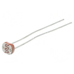 Fotorezistor 100mW 8-20kΩ 560nm THT 150VDC Ø5mm | Electronic-mag.ro | Componente Electronice