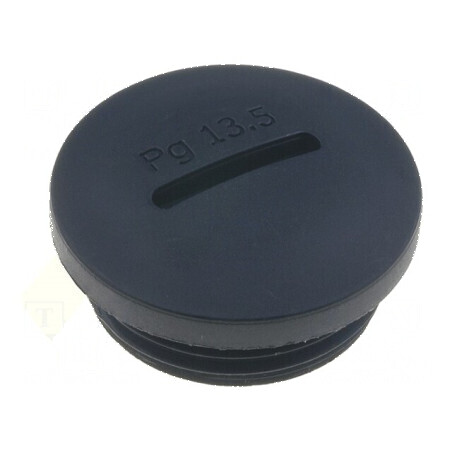 Capac de protecție PG13,5 poliamidă neagră 10,3mm | Electronic-mag.ro | Componente Electronice