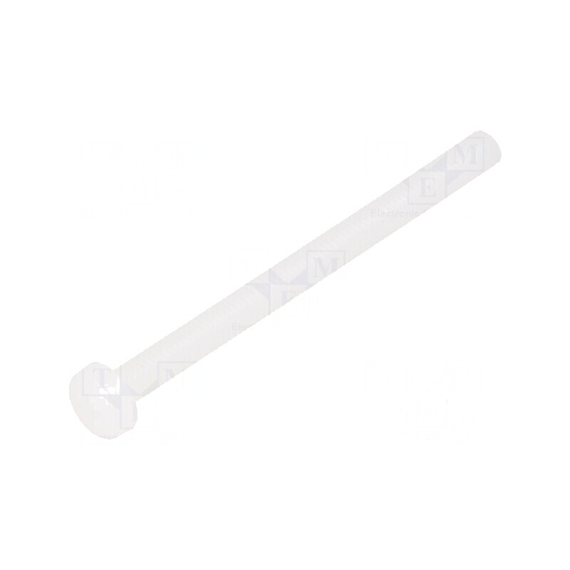 Şurub M3x40 Cap Rotund Pozidriv 0,8mm Poliamidă | Electronic-mag.ro | Componente Electronice Şurub M3x40 Cap Rotund Pozidriv 0,8mm Poliamidă | Electronic-mag.ro | Componente Electronice
