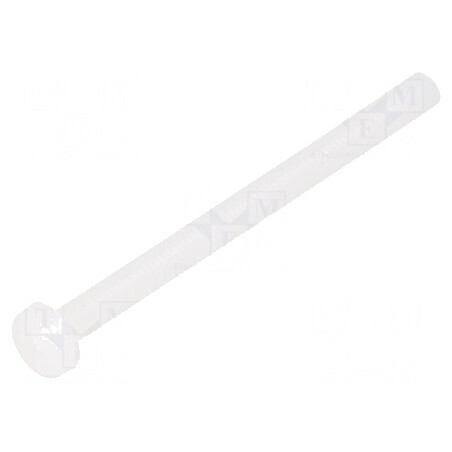 Şurub M3x40 Cap Rotund Pozidriv 0,8mm Poliamidă | Electronic-mag.ro | Componente Electronice