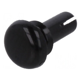 Diblu poliamidă 6,5mm negru pentru montaj | Electronic-mag.ro | Componente Electronice