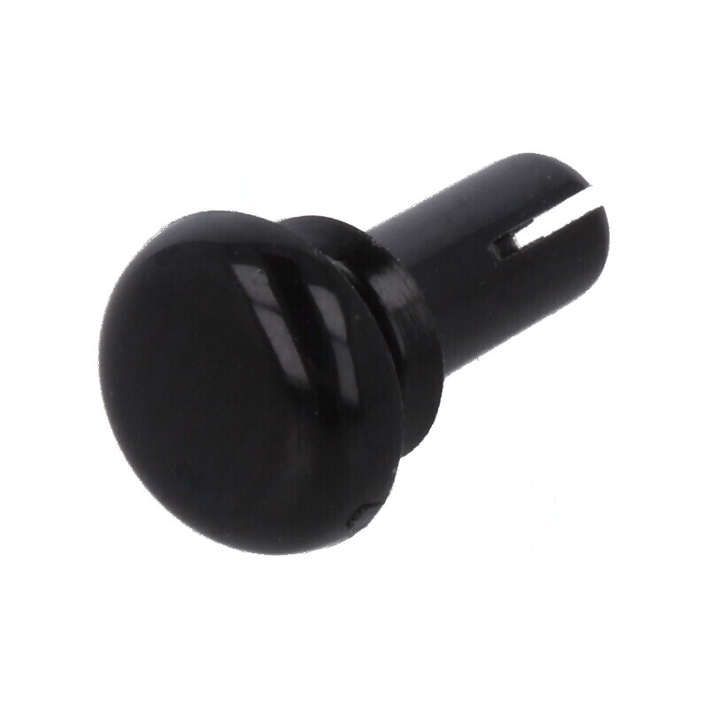 Diblu poliamidă 6,5mm negru pentru montaj | Electronic-mag.ro | Componente Electronice