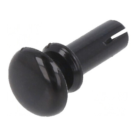 Diblu poliamidă 7,5mm, diametru orificiu 3,1mm, negru | Electronic-mag.ro | Componente Electronice