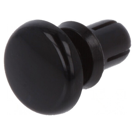 Diblu poliamidă 5mm, diametru orificiu 4,1mm, negru | Electronic-mag.ro | Componente Electronice