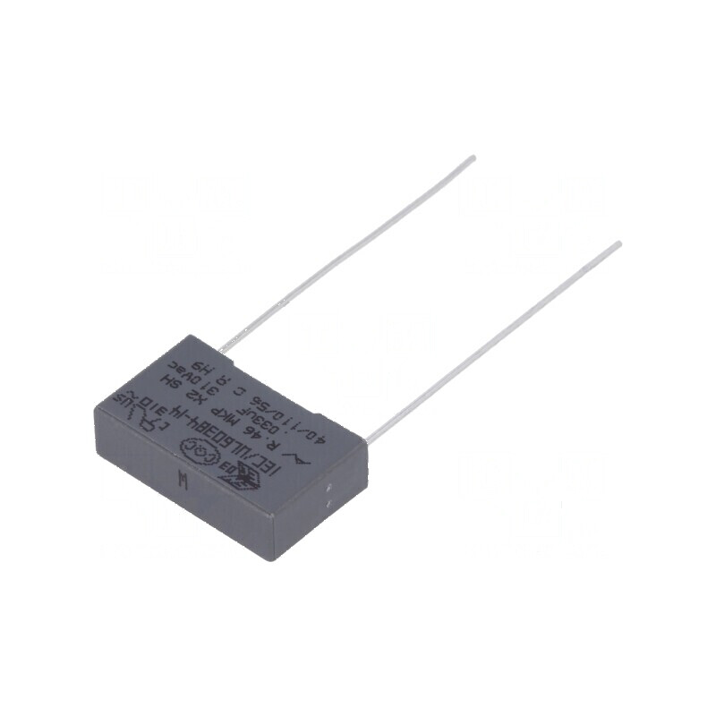 Condensator polipropilenă X2 R46 310V 33nF 18x5x11mm THT | Electronic-mag.ro | Componente Electronice Condensator polipropilenă X2 R46 310V 33nF 18x5x11mm THT | Electronic-mag.ro | Componente Electronice