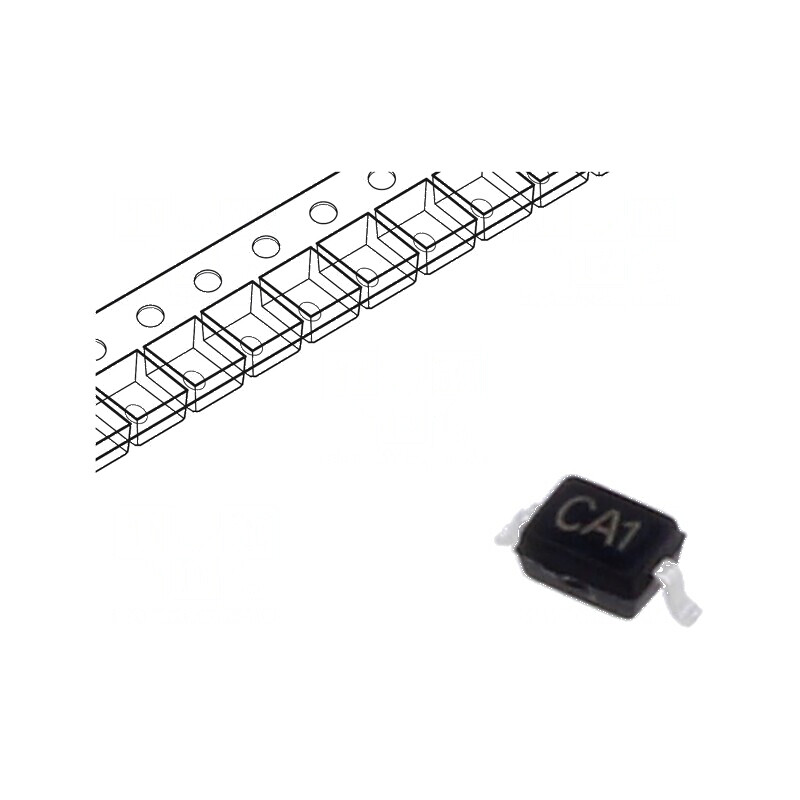 Diodă TVS rețea 3,6V 350W bidirecțională SOD323 ESD | Electronic-mag.ro | Componente Electronice Diodă TVS rețea 3,6V 350W bidirecțională SOD323 ESD | Electronic-mag.ro | Componente Electronice